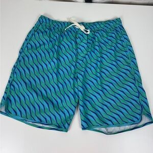 Fair Harbor Anchor Swim Trunks in Mastos Anchor Sea Bay Pattern Size XL